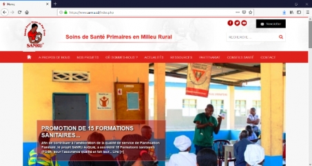 Nouvelles conception et fonctionnalités du site Web SANRU asbl